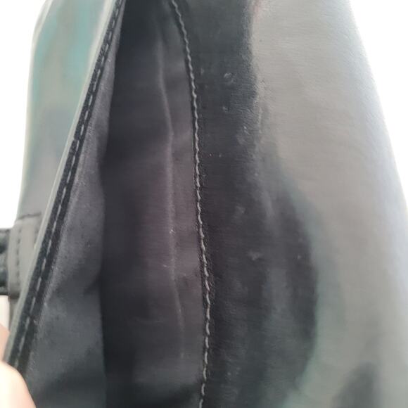 Givenchy Envelope Card Bill Holder Black Wallet Soft Leather Vintage Large Logo - Picture 11 of 15